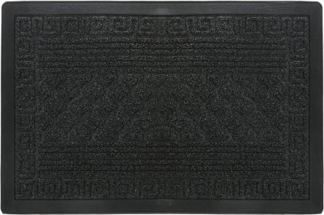 Коврик рельефный Vortex "Grass", цвет: черный, серый, 40 х 60 см