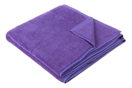 Полотенце банное El Casa Полоска, фиолетовый