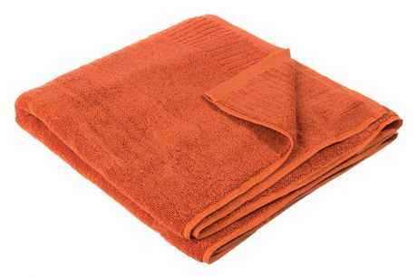 Полотенце банное El Casa Полоска, оранжевый