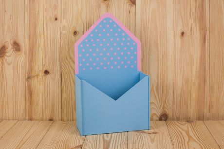 Подарочная упаковка Мастер Дизайн ПУ349020705, голубой, розовый