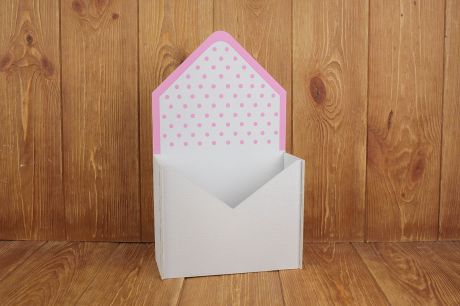 Подарочная упаковка Мастер Дизайн ПУ349020305, белый, розовый