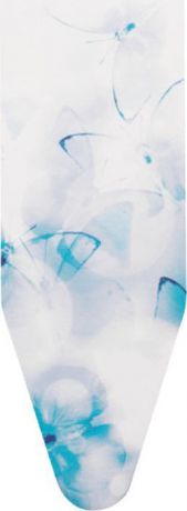 Чехол для гладильной доски Brabantia "Perfect Fit", 2 мм, цвет: бабочки, 135 х 45 см. 111648