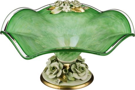 Декоративная чаша Lefard, 647-643, зеленый, 45 х 45 х 21 см