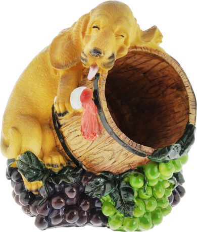 Подставка для вина Drivemotion "Пьяный рыжий пес", 18 х 16 х 15 см