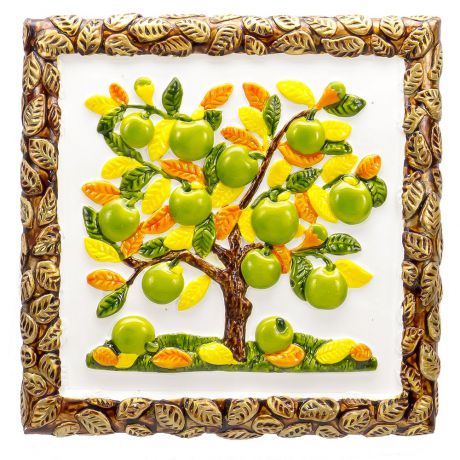 Декоративное панно Мастер Чирва Большая яблоня (СК-406), желтый