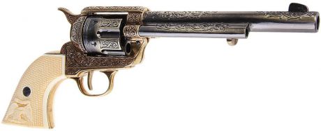 Сувенирное оружие Denix Макет револьвера Кольт The Equalizer, 45 мм, 1873 г., 33 ? 12,5 ? 34 см