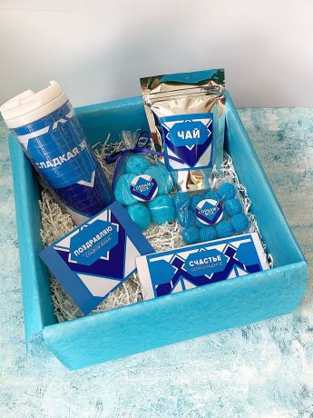 Сувенирный набор DREAMBOX Подарок на день рождения "Подарочный набор СЧАСТЬЕ КОНЦЕНТРИРОВАННОЕ"