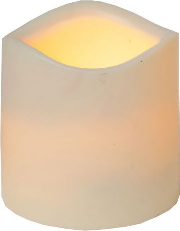 Свеча декоративная LED Star Trading Сandle Plastic, 067-27, бежевый, 7,5 см