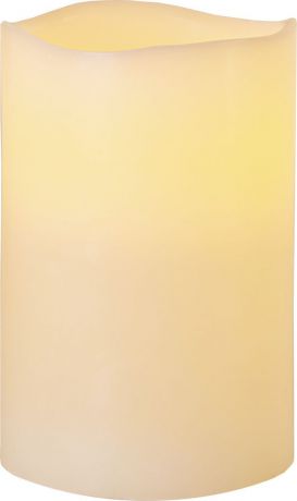 Свеча декоративная LED Star Trading Big Wax, 068-65, бежевый, 15 см