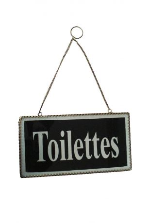 Декоративная табличка Anticline Toilettes Bathroom Decor