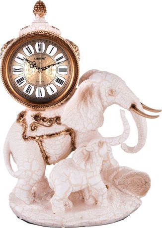 Настольные часы Lefard Слониха со слоненком, кварцевые, 204-180, 44 х 33 х 20 см