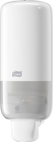 Диспенсер для жидкого мыла-пены Tork "Elevation. Система S4", цвет: белый, 1 л
