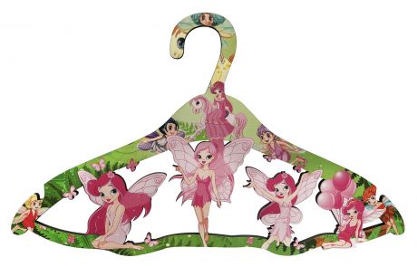 Вешалка SOMMOS Вешалка-плечики СОМ-59001-8, розовый, светло-розовый, зеленый