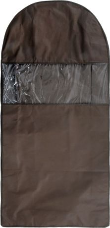 Чехол для шуб Все на местах "Minimalistic. Lux", цвет: коричневый, 130 х 18 х 58 см
