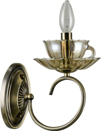 Настенный светильник Arte Lamp Tet-a-tet, A1750AP-1AB, бронза