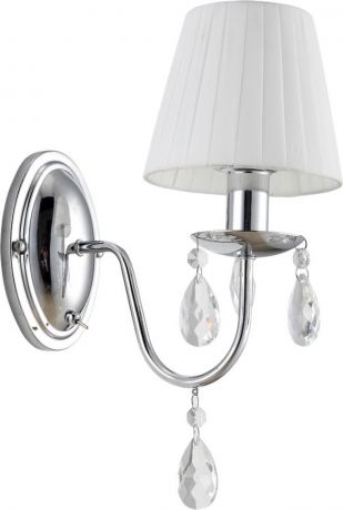 Настенный светильник Arte Lamp Melisa, A9123AP-1CC, серый металлик
