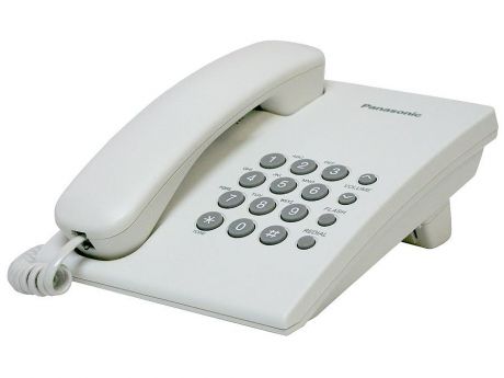 Телефон PANASONIC KX-TS2356RUW, KX-TS2356RUW, белый