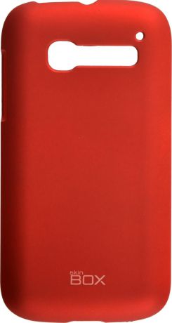 Накладка skinBOX для Alcatel 5036D, 2000000074139, красный