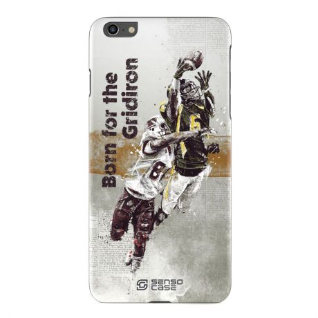 Чехол для сотового телефона SensoCase iPhone 6/6s Plus "Американский футбол", SC-IP6P-football + защитное стекло в подарок, 100056