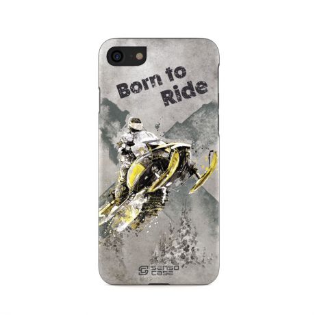 Чехол для сотового телефона SensoCase iPhone 7/8 "Снегоход", SC-IP7-snowmobile + защитное стекло в подарок, 100089