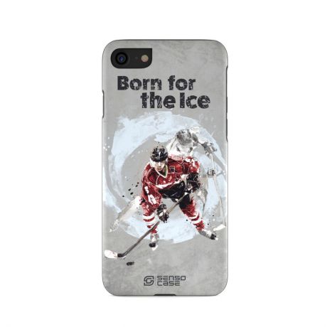 Чехол для сотового телефона SensoCase iPhone 7/8 "Хоккей", SC-IP7-hockey + защитное стекло в подарок, 100093