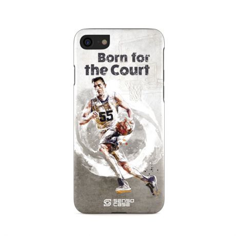 Чехол для сотового телефона SensoCase iPhone 6/6s Plus "Баскетбол" , SC-IP6P-bastketball + защитное стекло в подарок, 100104