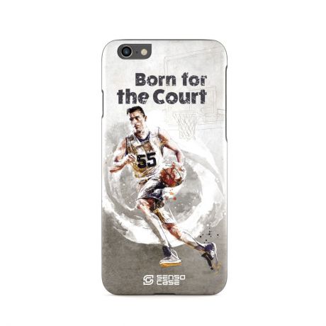 Чехол для сотового телефона SensoCase iPhone 6/6s "Баскетбол" , SC-IP6-basketball + защитное стекло в подарок, 100103