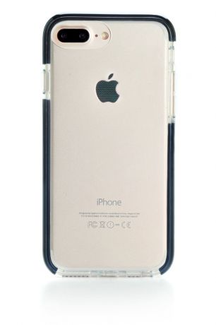 Чехол для сотового телефона Gurdini Crystal Ice 905650 силикон противоударный для Apple iPhone 6 Plus/7 Plus/8 Plus 5.5", черный