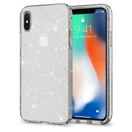 Чехол для сотового телефона ONZO iPhone XR, серебристый, светло-серый, прозрачный