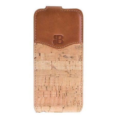 Чехол для сотового телефона Burkley для iPhone 5/SE FlipCase, коричневый