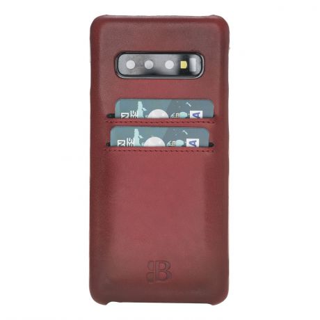 Чехол для сотового телефона Burkley для Samsung S10 Plus Ultimate Jacket, бордовый