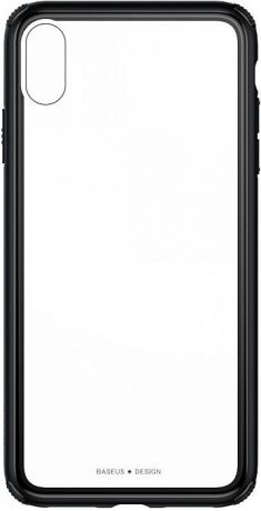Чехол для сотового телефона Baseus See-through Glass (WIAPIPH65-YS01) для iPhone Xs Max, черный