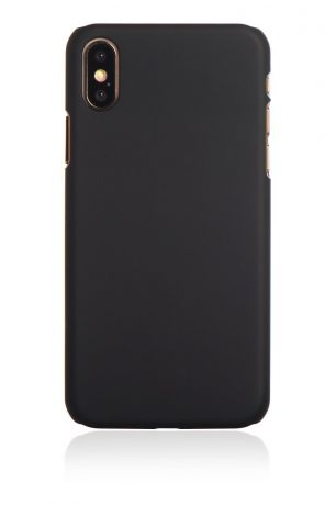 Чехол для сотового телефона iNeez пластик Soft touch открытый для Apple iPhone X/XS 5.8", черный