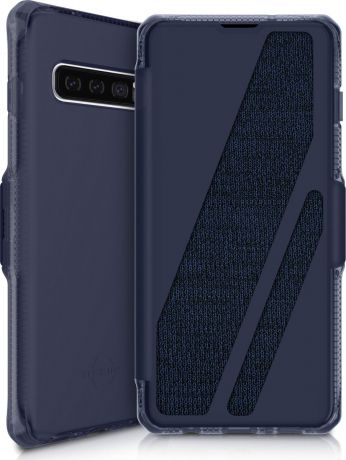 Чехол-книжка Itskins Spectrum Folio для Samsung Galaxy S10, темно-синий