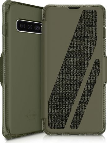 Чехол-книжка Itskins Spectrum Folio для Samsung Galaxy S10, хаки