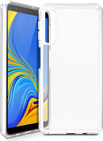 Чехол-накладка Itskins Hybrid MKII для Samsung Galaxy A7 (2018), прозрачный