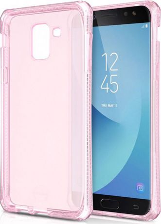 Чехол-накладка Itskins Spectrum Clear для Samsung Galaxy J6 (2018), светло-розовый