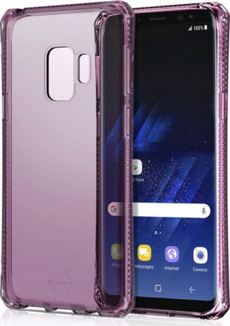 Чехол-накладка Itskins Spectrum Clear для Samsung Galaxy S9, лиловый