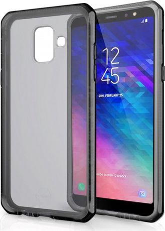Чехол-накладка Itskins Supreme Clear для Samsung Galaxy A6 (2018), серый