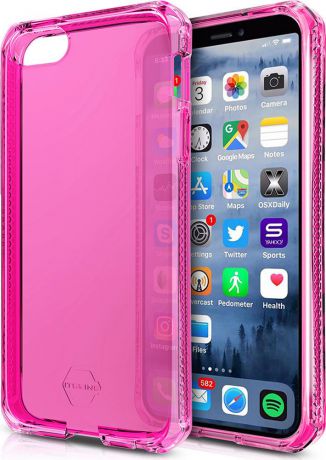 Чехол-накладка Itskins Spectrum Clear для Apple iPhone 5/5S/SE, розовый