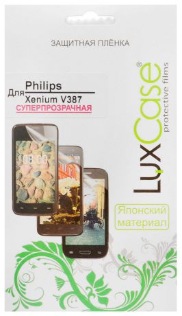 Luxcase защитная пленка для Philips Xenium V387, суперпрозрачная