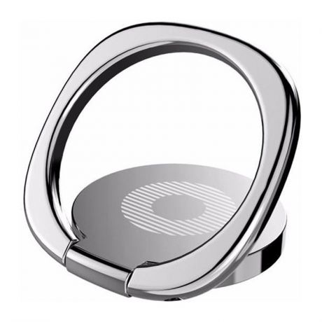 Кольцо-держатель для телефона Baseus Privity Ring Bracket with Magnet Function silver, серебристый