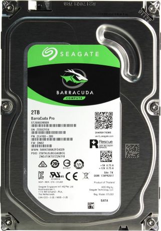 Внутренний жесткий диск Seagate BarraCuda Pro, 2 ТБ