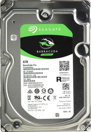 Внутренний жесткий диск Seagate BarraCuda Pro, 6 ТБ