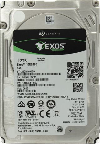 Внутренний жесткий диск Seagate Exos 10E2400, 1.2 ТБ