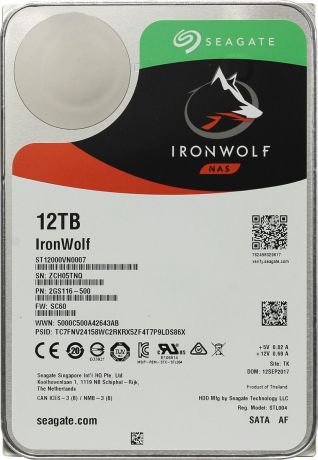 Внутренний жесткий диск Seagate IronWolf, 12 ТБ