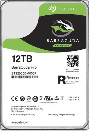 Внутренний жесткий диск Seagate BarraCuda Pro, 12 ТБ
