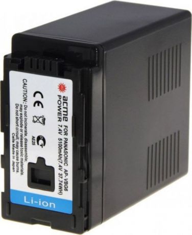 Аккумулятор для видеокамер AcmePower для Panasonic HDC-HS700K/SDT750/TM10/TM700K, AP-VBG-6