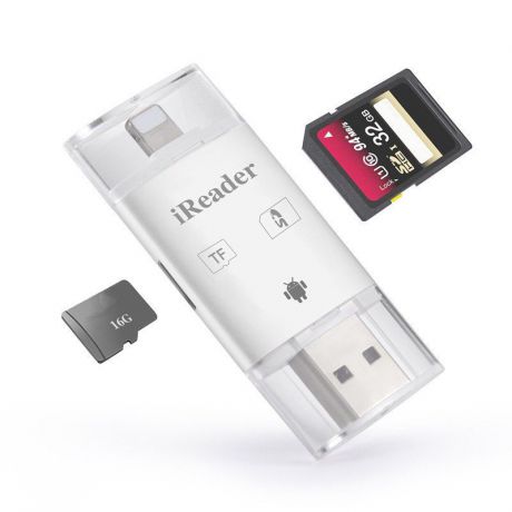 Флеш-накопитель TipTop для iPhone/iPod/iPad, 4605180031699, белый