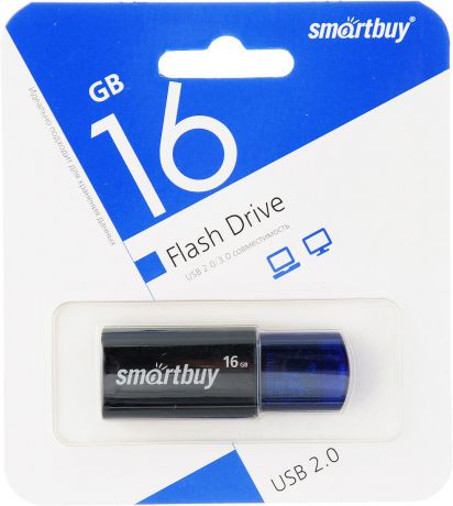 SmartBuy Click 16GB, Blue USB-накопитель